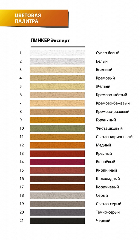 Цветной кладочный раствор Perfekta Линкер Эксперт, упаковка 25 кг, белый1-20