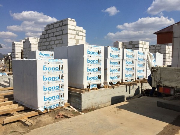 Газобетонные блоки Bonolit г. Малоярославец D500 B2,5 625х250х50