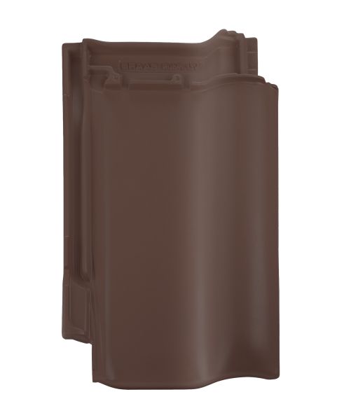 Керамическая черепица РУБИН 13V темно-коричневый, Braas